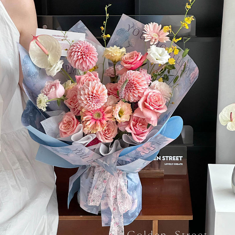 Floral Bouquet Wrapping paper (10 sheets)