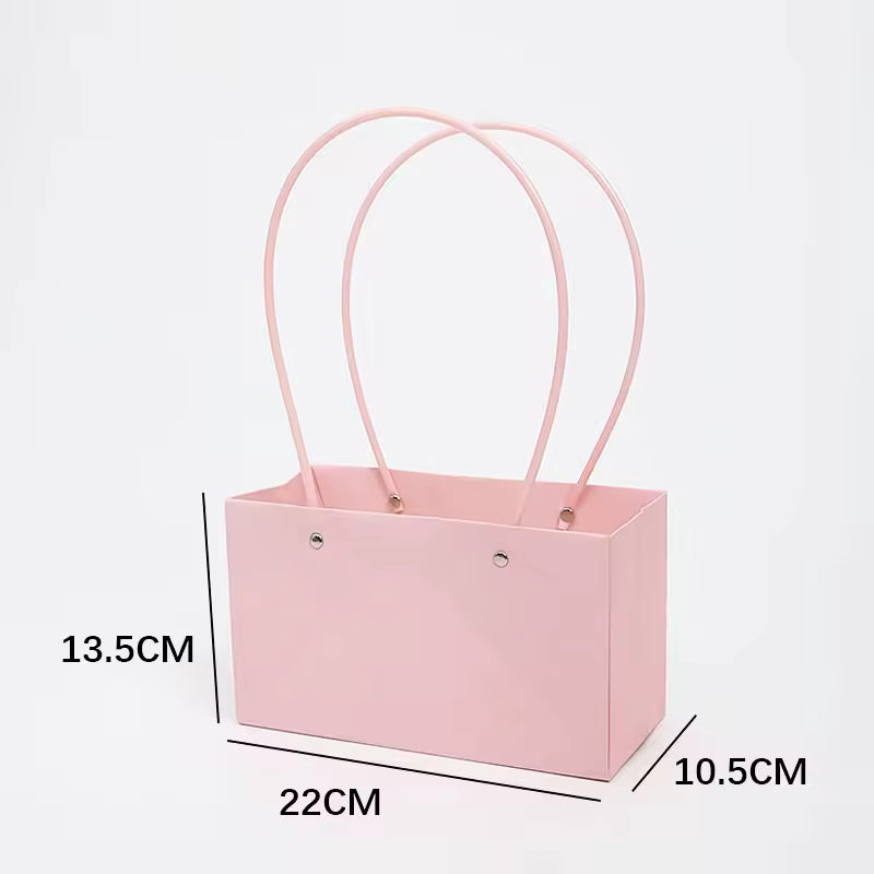 Waterproof Embossed Floral Gift Bag (Pack of 5)