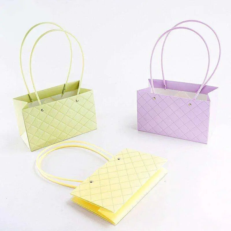 Embossed Flower/Hamper Bag (5 pcs) Prismribbons