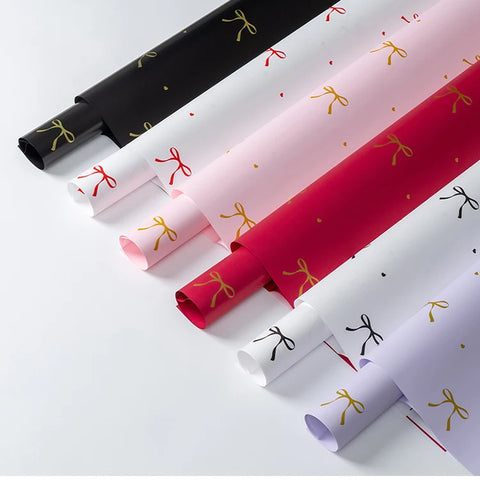 Ribbon Bow Wrapping Sheets - 20 sheets