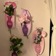 Vase Flower Card (5 pcs) Prismribbons