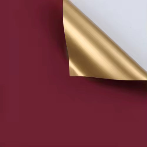 Double-Sided Bouquet Wrapping Sheets – Maroon (20 sheets)