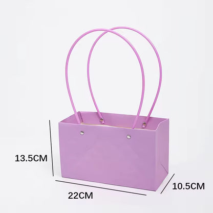 Waterproof Embossed Floral Gift Bag (Pack of 5)