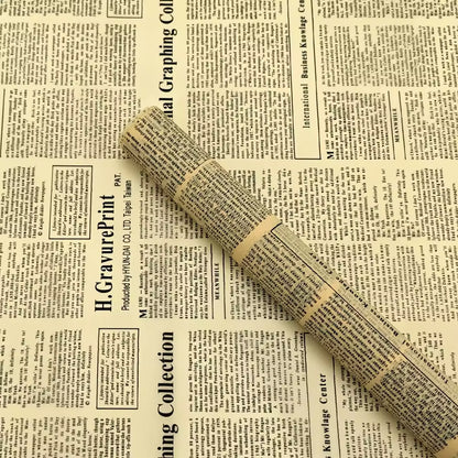 Vintage Newspaper Bouquet Wrapping Sheets (20 sheets)