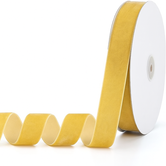 Velvet Ribbon - Yellow