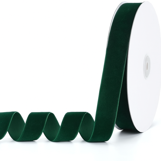 Velvet Ribbon - Dark Green