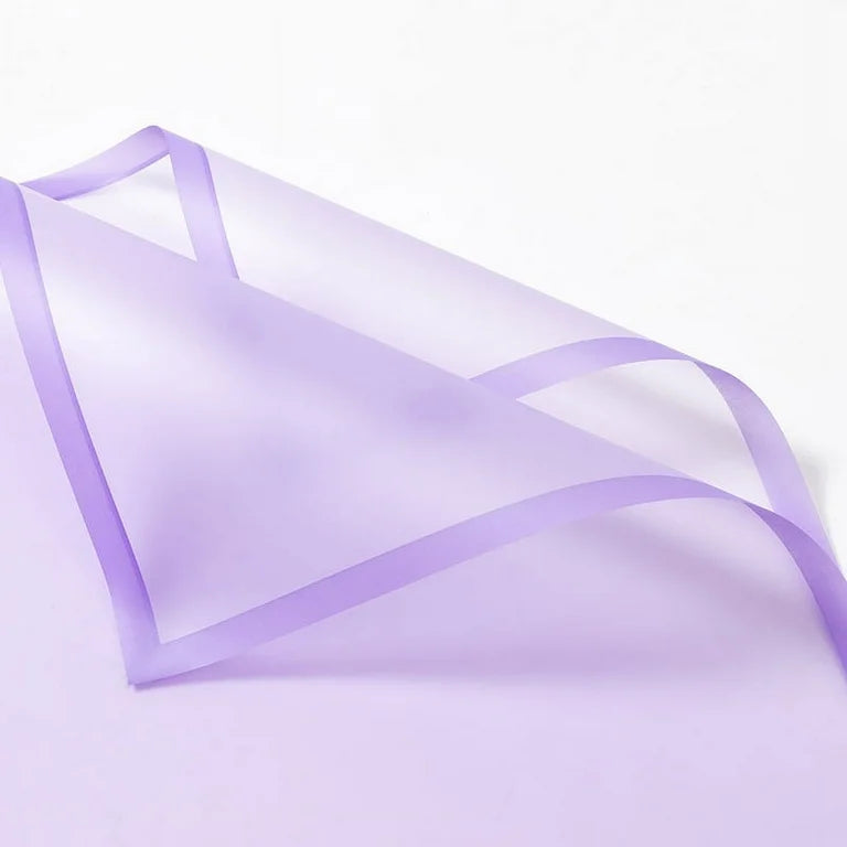 Translucent Bouquet Wrapping Sheets - Purple (20 sheets)