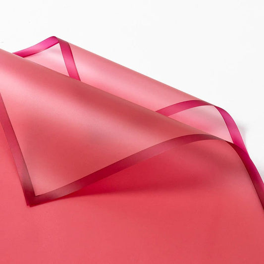 Translucent Bouquet Wrapping Sheets - Maroon (20 sheets)
