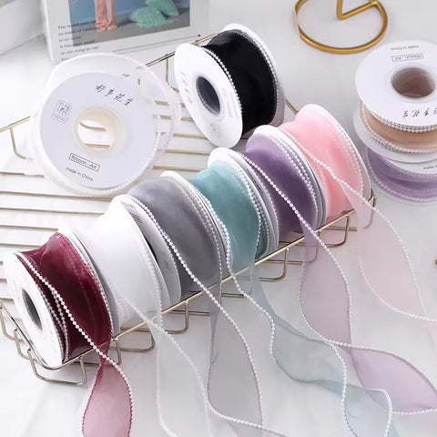 Pearl Ribbon (1.5 inch) (5 meters)