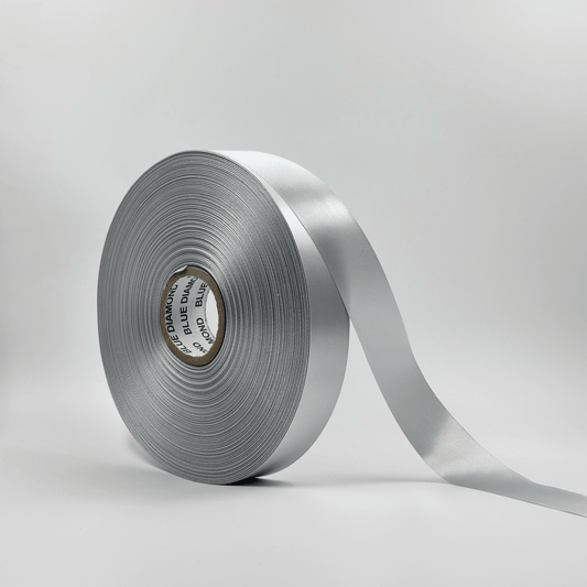 Satin Ribbon - Steel Grey (1 inch)