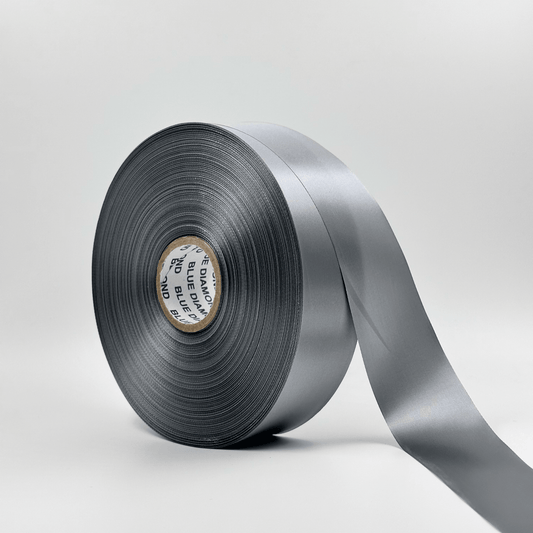 Satin Ribbon - Grey (1.5 inch)
