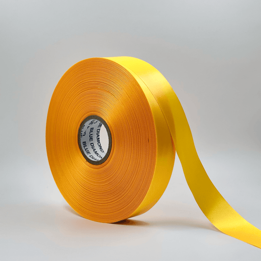 Satin Ribbon - Yellow  (1 inch)