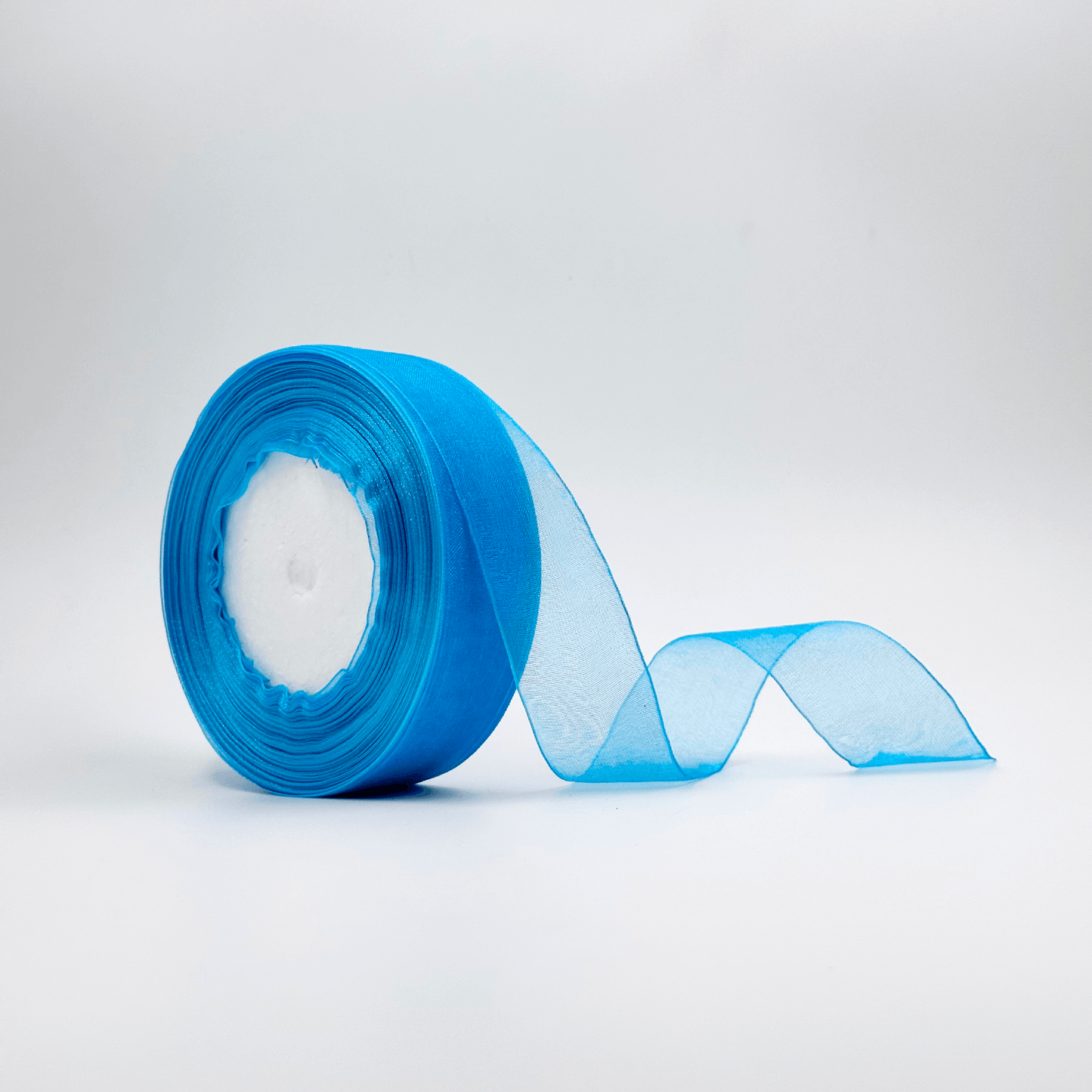 Organza Ribbon - Blue (1 inch)