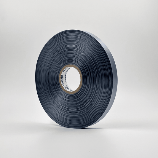 Satin Ribbon - Dark Grey (0.5 inch)