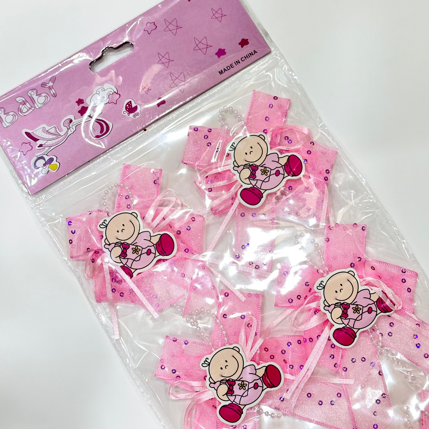 Baby Shower Decorative Bows – (Set of 6)