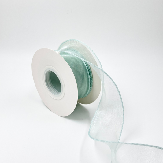 Wavy Organza Ribbon - Green