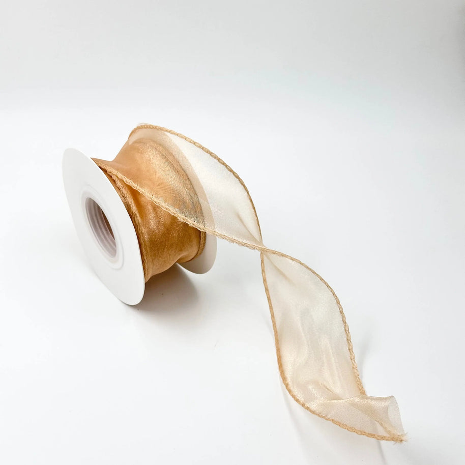 Wavy Organza Ribbon (1.5 inch) (9 Meters) - Prismribbons