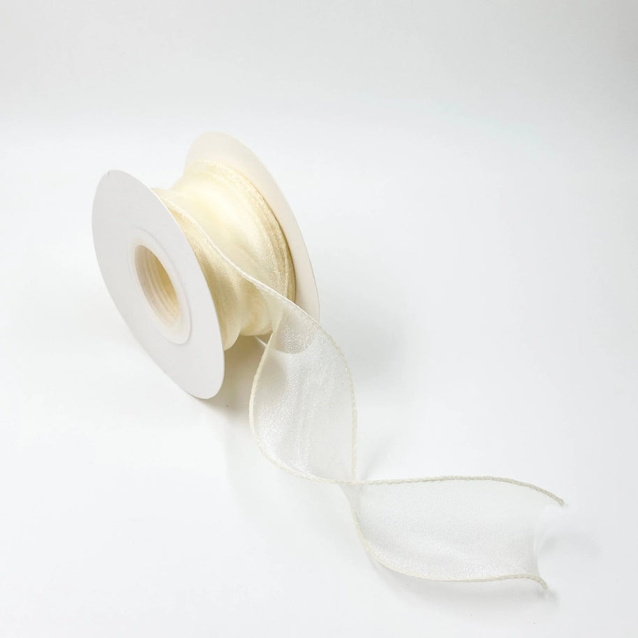 Wavy Organza Ribbon (1.5 inch) (9 Meters) - Prismribbons