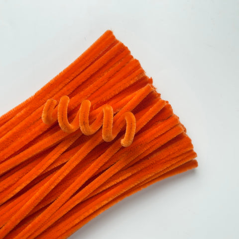 Pipe Cleaner - Orange - 100PCS