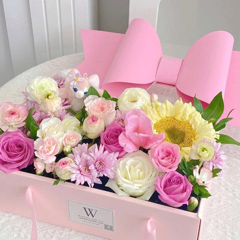 Bow Flower/Hamper Gift Box - Prismribbons