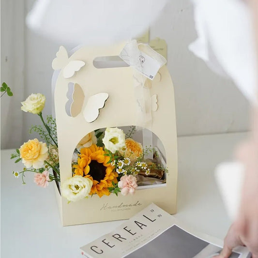 Butterfly Flower Arrangement Bag (5pcs) - Prismribbons