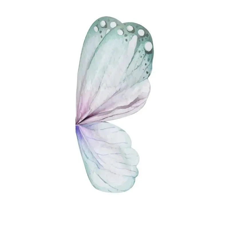 Butterfly Wings Wrapping Paper - 10 sets - Purple & Ice Blue - Prismribbons