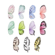 Butterfly Wings Wrapping Paper - 10 sets - Mint & Pink - Prismribbons