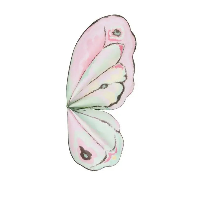 Butterfly Wings Wrapping Paper - 10 sets - Mint & Pink - Prismribbons