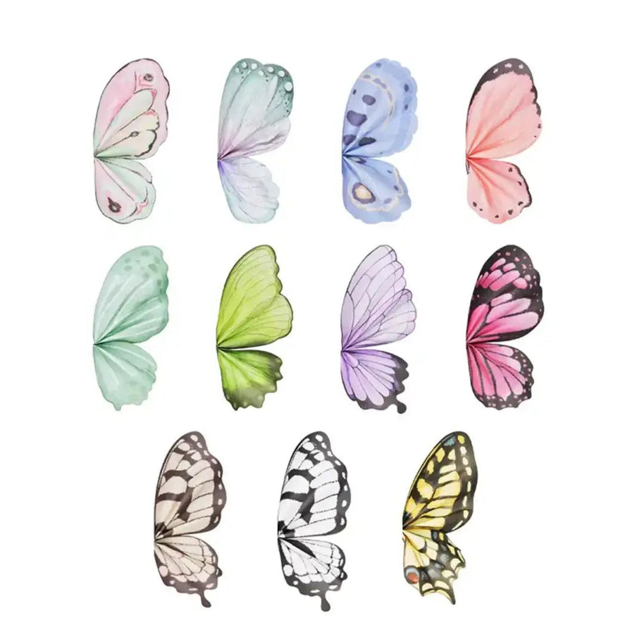 Butterfly Wings Wrapping Paper - 10 sets - Champagne - Prismribbons