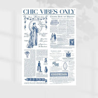 Chic Vibes Wrapping Sheets - 20 sheets - Dark Blue - Prismribbons