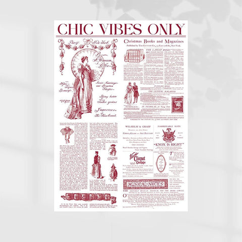 Chic Vibes Wrapping Sheets - 20 sheets - Prismribbons