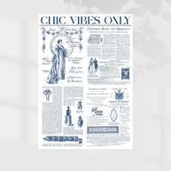 Chic Vibes Wrapping Sheets - 20 sheets - Dark Blue - Prismribbons