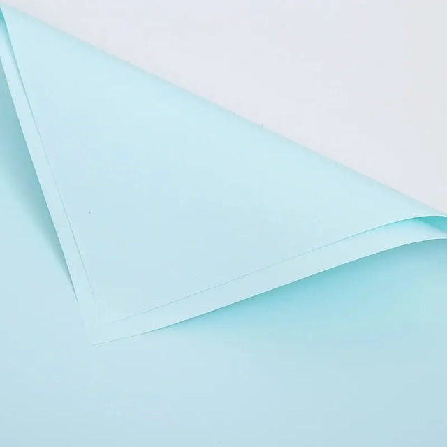 Classic Matte Wrapping Sheets - 20 sheets - Sky Blue - Prismribbons
