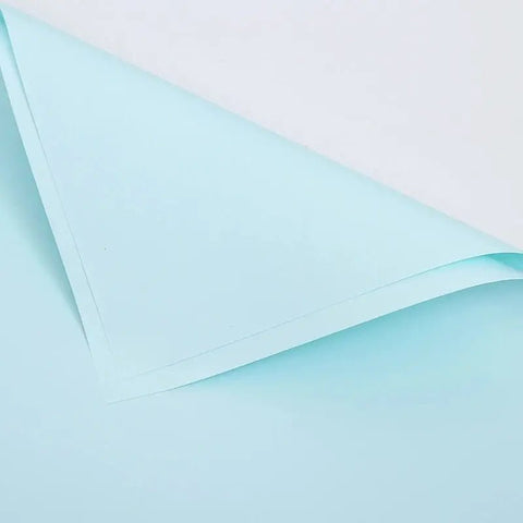 Classic Matte Wrapping Sheets - 20 sheets - Sky Blue - Prismribbons