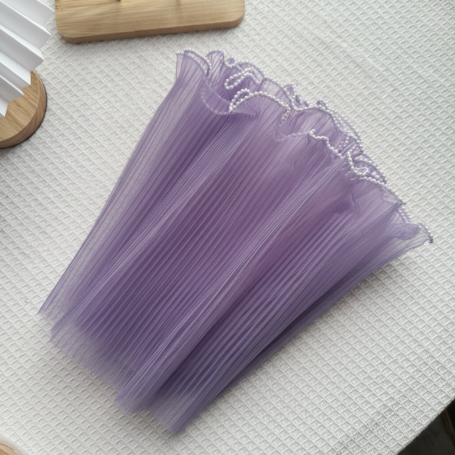 Darker Lilac Pearl Mesh