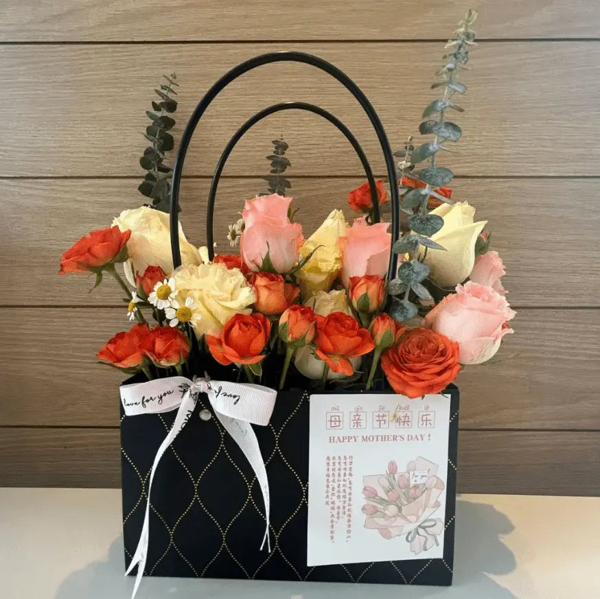 Diamond Weave Flower/Hamper Bag (5 pcs) - Prismribbons