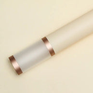 Double Gold Rim Wrapping Sheets - 20 sheets - Pale Yellow - Prismribbons