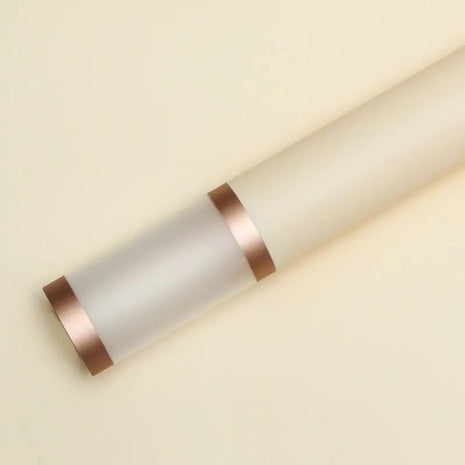 Double Gold Rim Wrapping Sheets - 20 sheets - Pale Yellow - Prismribbons