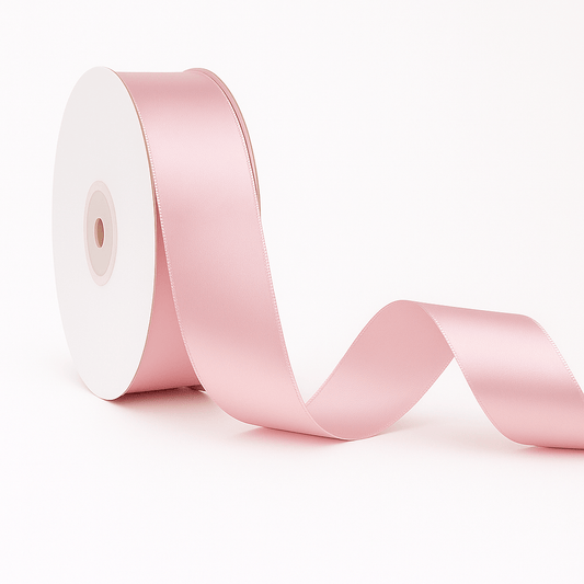 Double - sided Satin Ribbon - Pink - Prismribbons