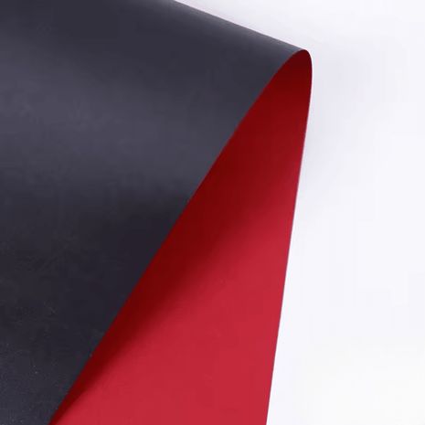 Double Sided Waterproof Fenghua Wrapping Paper - 10 sheets - Black & Maroon - Prismribbons
