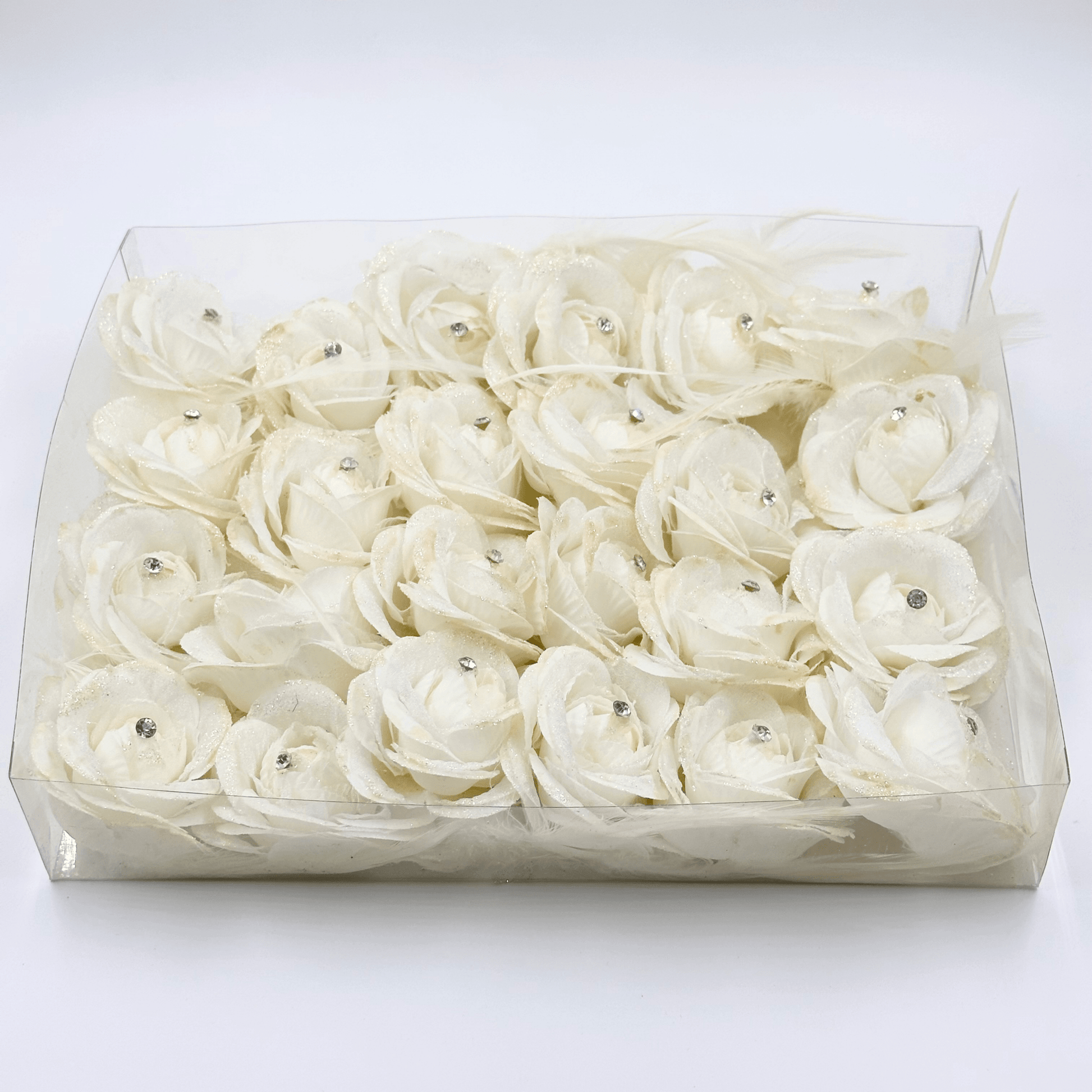 Fabric Flowers (pack of 10pcs) - Prismribbons