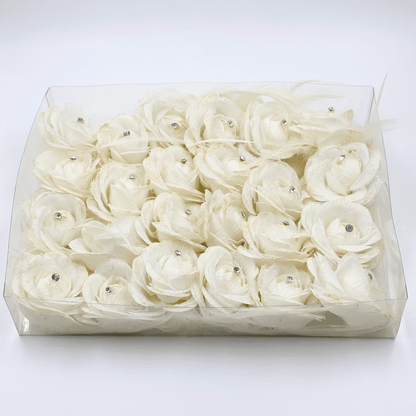 Fabric Flowers (pack of 10pcs) - Prismribbons