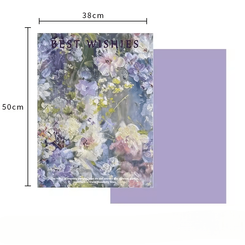 Floral Bouquet Wrapping paper - 10 sheets - Pink - Prismribbons