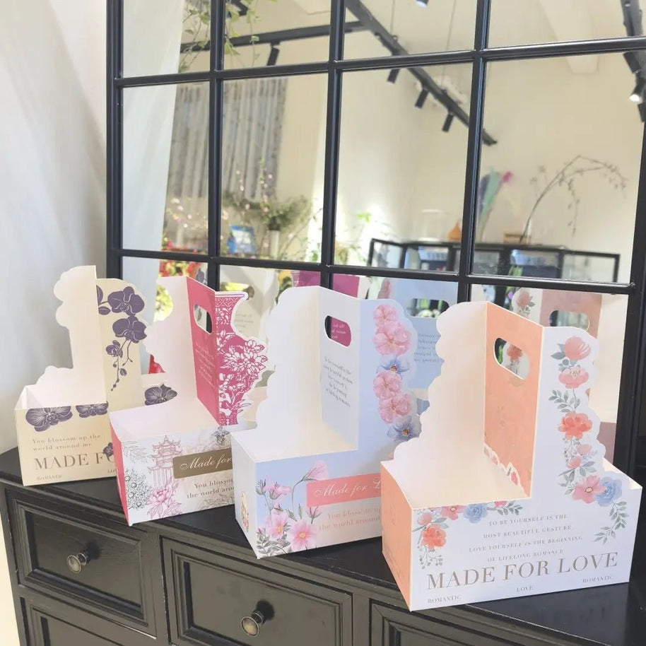 Floral Cup/Gift Holder Bag (5 pcs) - Assorted - Prismribbons