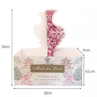 Floral Cup/Gift Holder Bag (5 pcs) - Pink - Prismribbons