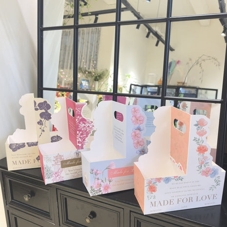 Floral Cup/Gift Holder Bags (5 pcs) - Prismribbons