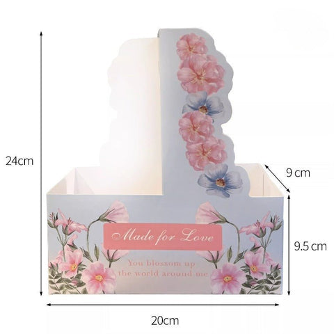Floral Cup/Gift Holder Bags (5 pcs) - Prismribbons