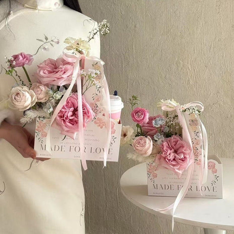Floral Cup/Gift Holder Bags (5 pcs) - Prismribbons