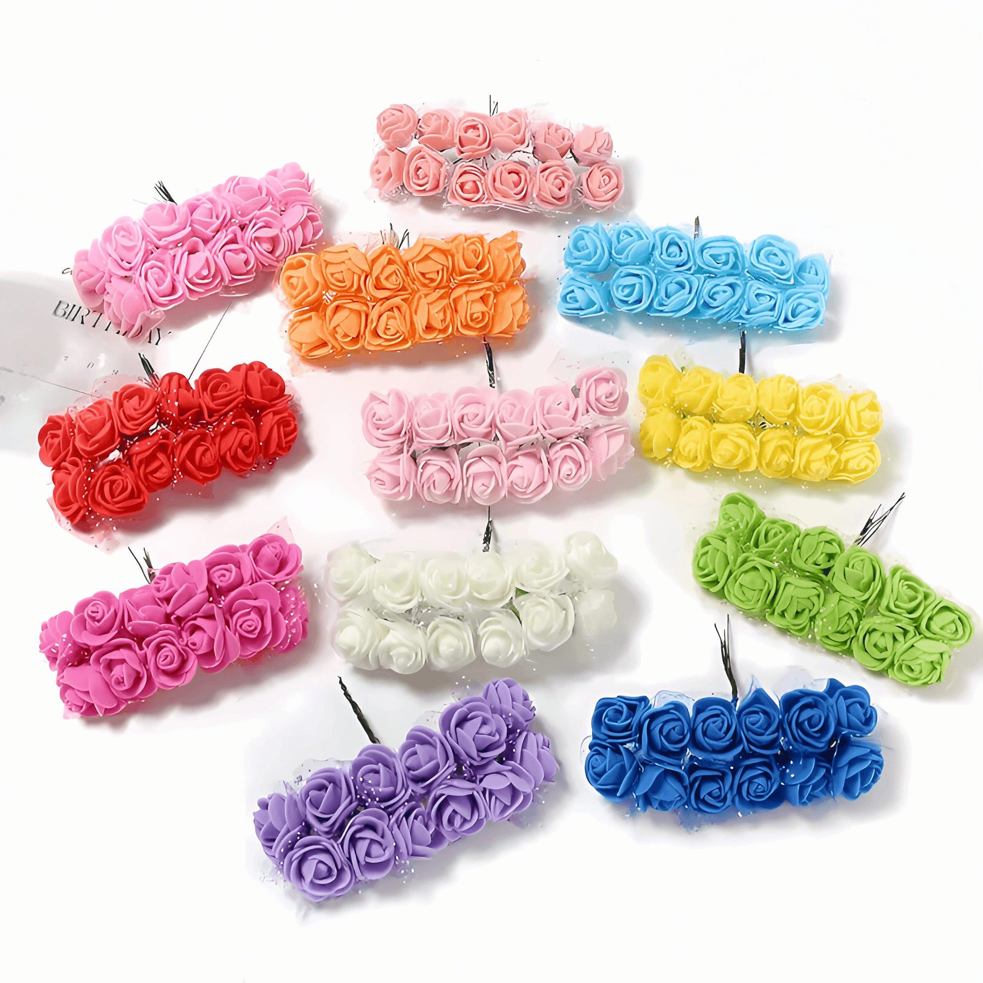 Foam Flowers - (pack of 144pcs) - Prismribbons