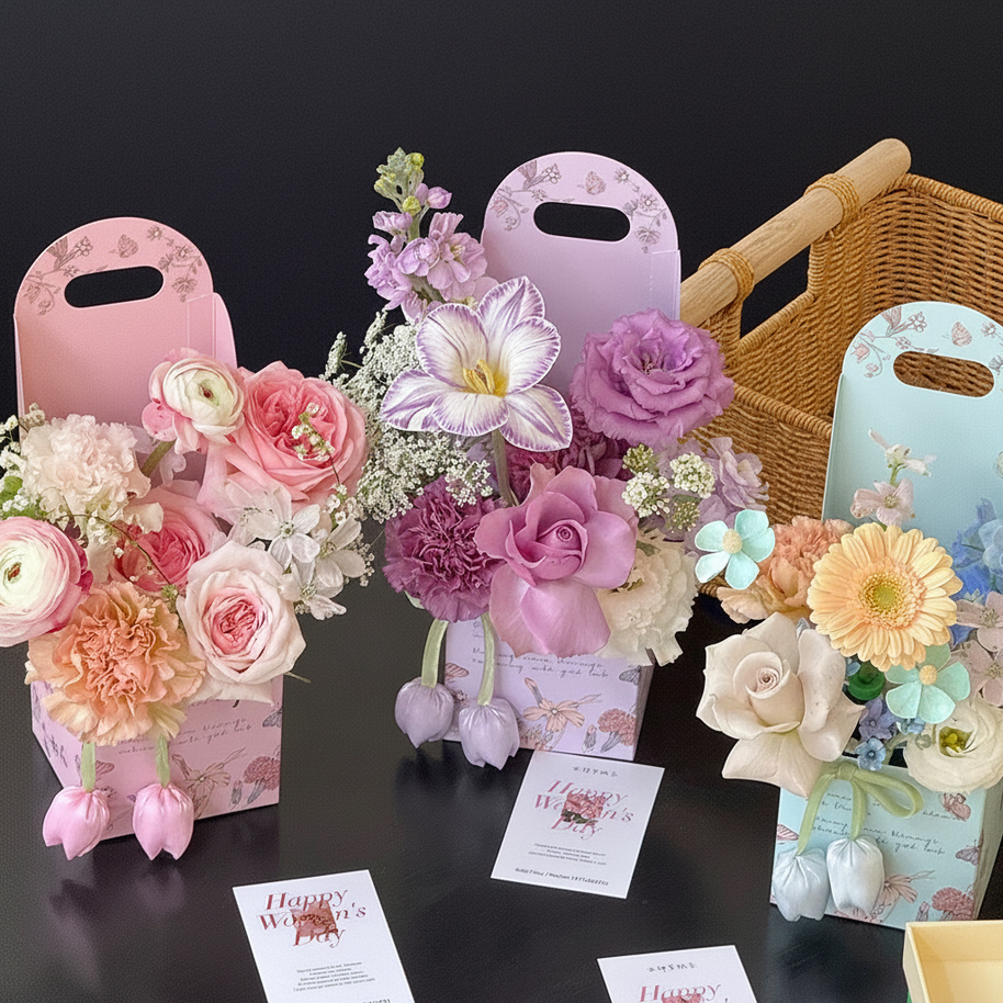 Garden Story Floral Carry Box - 5 pcs - Prismribbons